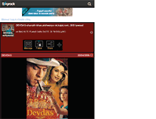 Tablet Screenshot of devdas-bollywood.skyrock.com