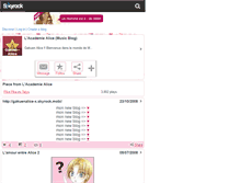 Tablet Screenshot of gakuen--aliice.skyrock.com