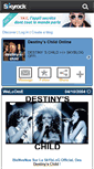 Mobile Screenshot of destiny-s-child.skyrock.com