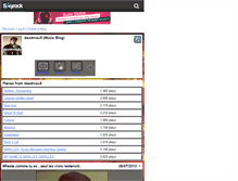 Tablet Screenshot of deadmau5-1.skyrock.com