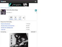 Tablet Screenshot of fall-out-boy-rock-x3.skyrock.com