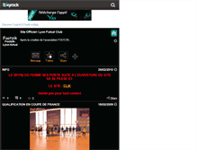 Tablet Screenshot of footzik-lyon-futsal.skyrock.com