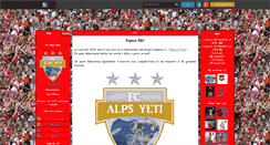 Desktop Screenshot of fc-alps-yeti.skyrock.com