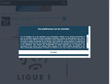 Tablet Screenshot of ligue-1-transferts.skyrock.com