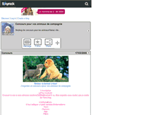Tablet Screenshot of concoursanimaux.skyrock.com