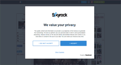 Desktop Screenshot of official-site.skyrock.com