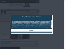 Tablet Screenshot of lois-clement-officiel.skyrock.com