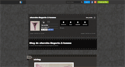 Desktop Screenshot of cherche-lingerie-2-femme.skyrock.com