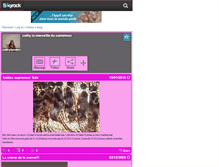 Tablet Screenshot of cathylamerveille.skyrock.com