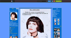 Desktop Screenshot of mireille-mathieu.skyrock.com