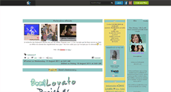 Desktop Screenshot of demlovatofrance.skyrock.com