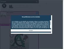 Tablet Screenshot of abc-creations.skyrock.com