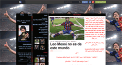 Desktop Screenshot of leo-messi-barca.skyrock.com