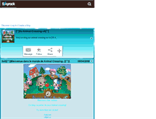 Tablet Screenshot of animal-crossing-3d.skyrock.com