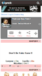 Mobile Screenshot of bedont-fakefans.skyrock.com