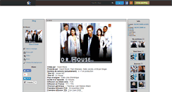 Desktop Screenshot of blog-dr-house.skyrock.com