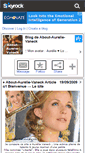 Mobile Screenshot of about-aurelie-vaneck.skyrock.com