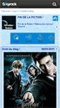 Mobile Screenshot of hpotter-fiction.skyrock.com