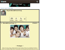 Tablet Screenshot of iwannabeforeveryoung.skyrock.com