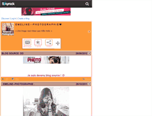 Tablet Screenshot of emeline--photographie.skyrock.com
