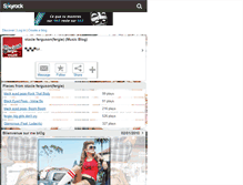 Tablet Screenshot of fergie-muzik.skyrock.com