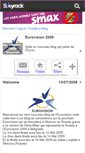 Mobile Screenshot of eurovision-2009-moscou.skyrock.com