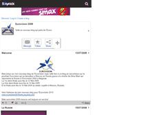 Tablet Screenshot of eurovision-2009-moscou.skyrock.com