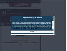 Tablet Screenshot of la-loveuse-de-rock.skyrock.com