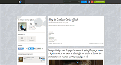 Desktop Screenshot of caroliine-costa-officiel.skyrock.com