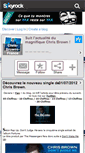 Mobile Screenshot of chris-browns-france.skyrock.com
