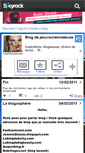 Mobile Screenshot of jesuisunemodeuse.skyrock.com