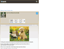 Tablet Screenshot of animaux-du-monde74.skyrock.com