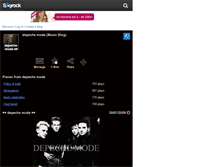 Tablet Screenshot of depeche-mode-69.skyrock.com