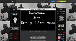 Desktop Screenshot of etrange-x-paranormal.skyrock.com
