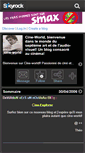 Mobile Screenshot of cine-world.skyrock.com