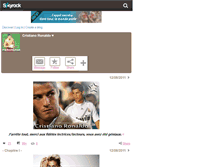 Tablet Screenshot of fictioncristianoronaldo.skyrock.com