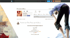 Desktop Screenshot of one-piece-k3lly-y.skyrock.com