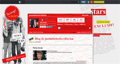 Desktop Screenshot of justinbieberlovefixtion.skyrock.com
