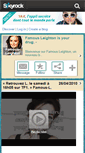 Mobile Screenshot of famous-leighton.skyrock.com