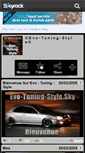 Mobile Screenshot of evo-tuning-style.skyrock.com