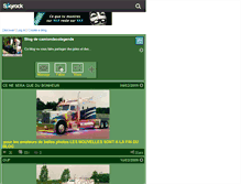 Tablet Screenshot of camiondecolegende.skyrock.com