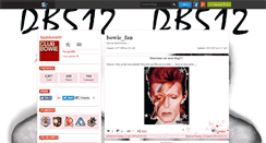 Desktop Screenshot of fandebowie04.skyrock.com