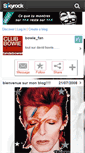 Mobile Screenshot of fandebowie04.skyrock.com