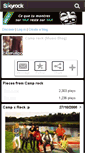 Mobile Screenshot of campxrooock.skyrock.com