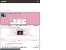 Tablet Screenshot of amazingmary.skyrock.com