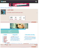 Tablet Screenshot of enjoygaga.skyrock.com