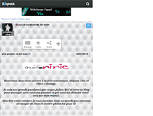 Tablet Screenshot of creation-ninie.skyrock.com