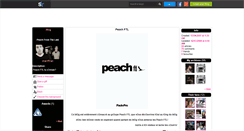 Desktop Screenshot of peachftl-fan.skyrock.com