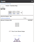Tablet Screenshot of dretzone-tube.skyrock.com
