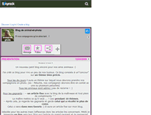 Tablet Screenshot of animal-et-photo.skyrock.com